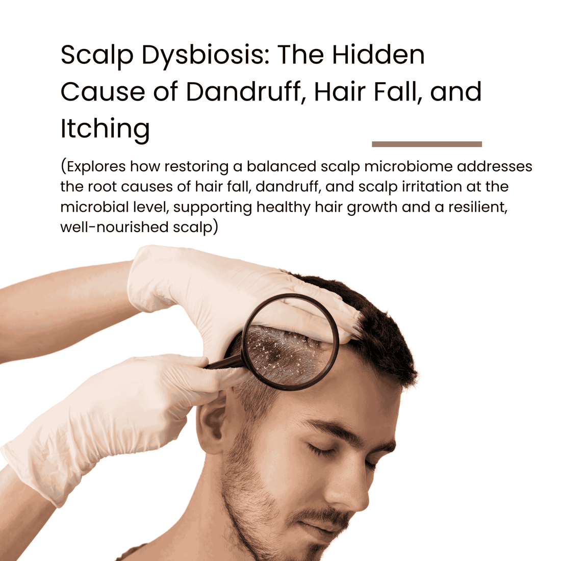 Understanding what is scalp dysbiosis and taking steps to restore microbial balance is the key to strong, healthy, and shiny hair.