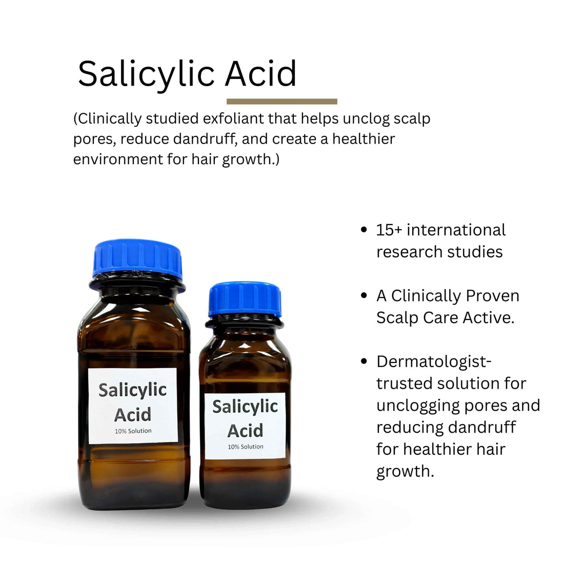 Smooth Scalp, Stronger Strands: The Power of Salicylic Acid for Hair Regrowth - ROOT BOTANIE