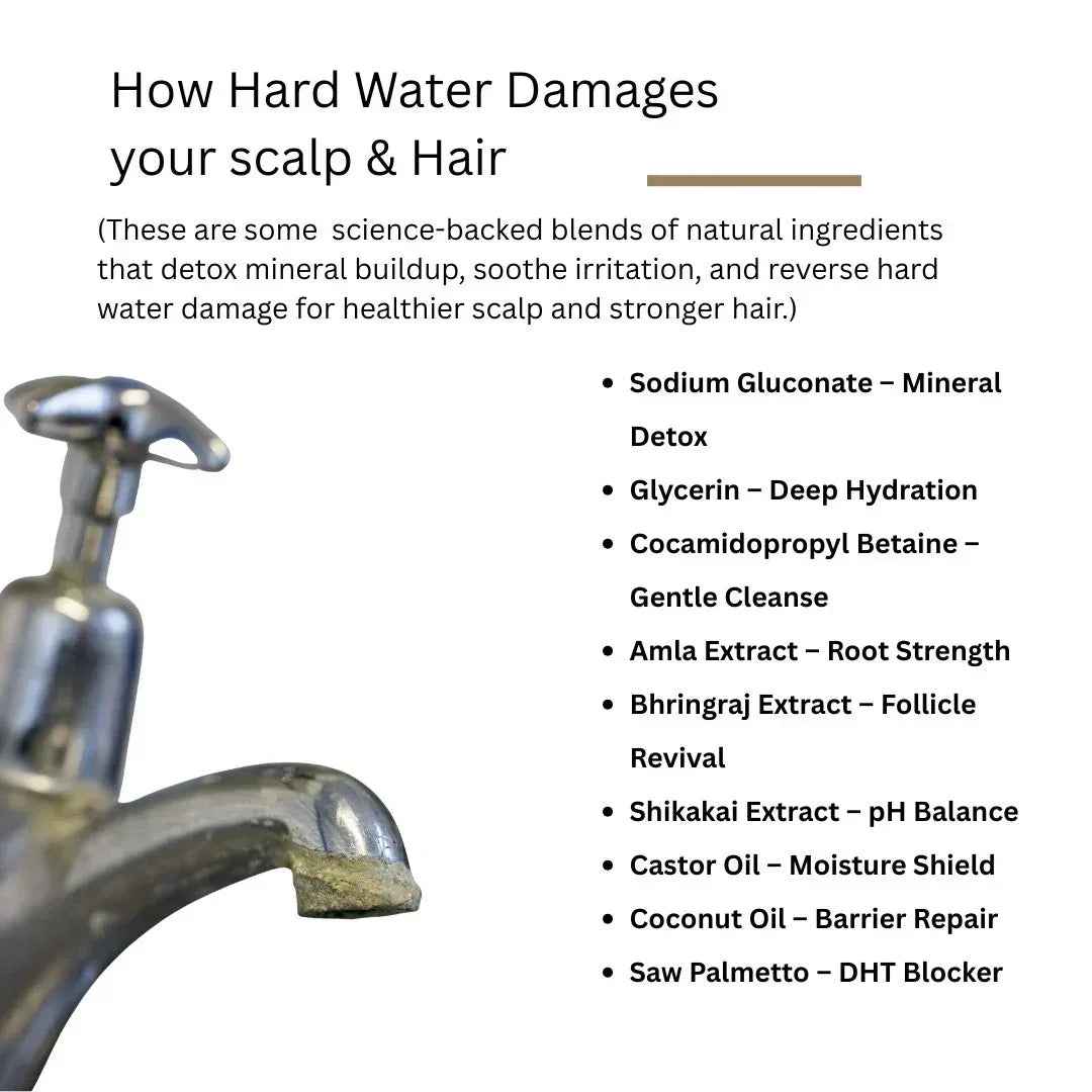 The Best Natural and Safe Ingredients That Reverse Hard Water Damage - ROOT BOTANIE
