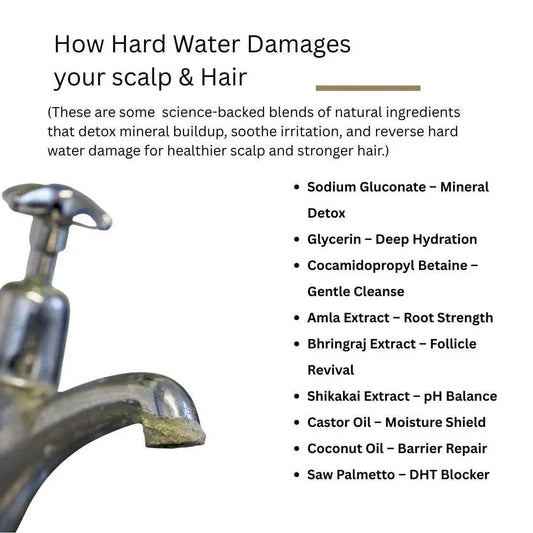 The Best Natural and Safe Ingredients That Reverse Hard Water Damage - ROOT BOTANIE
