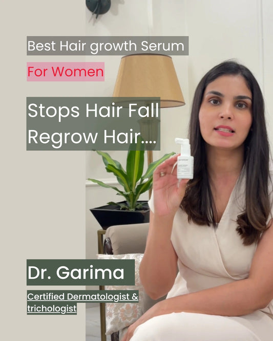 Dermatologist recommended best hair growth serum for Women Root Botanie Folliwise women advance hair vital serum.