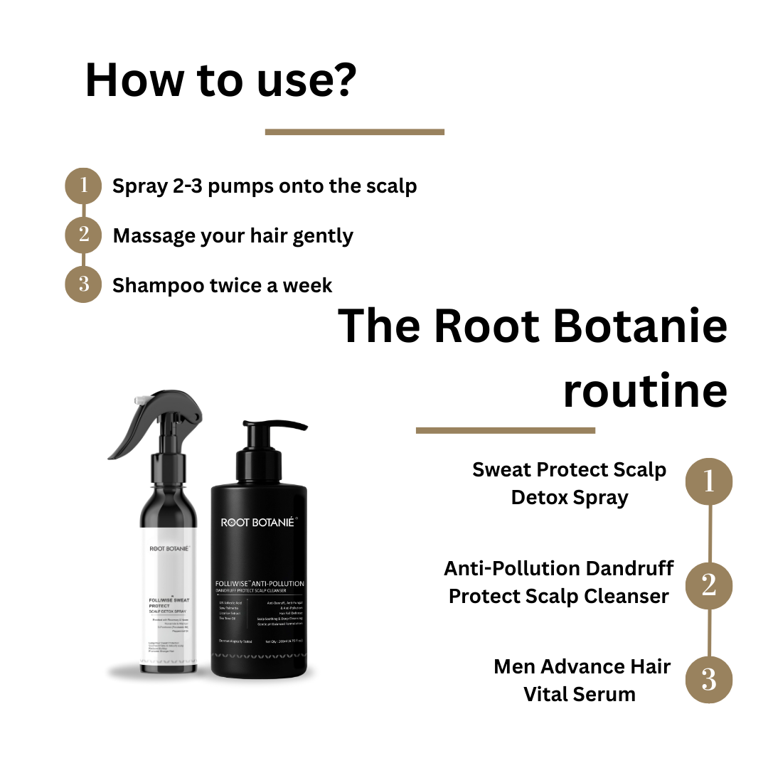 Anti-Dandruff Scalp Detox System Sweat Control