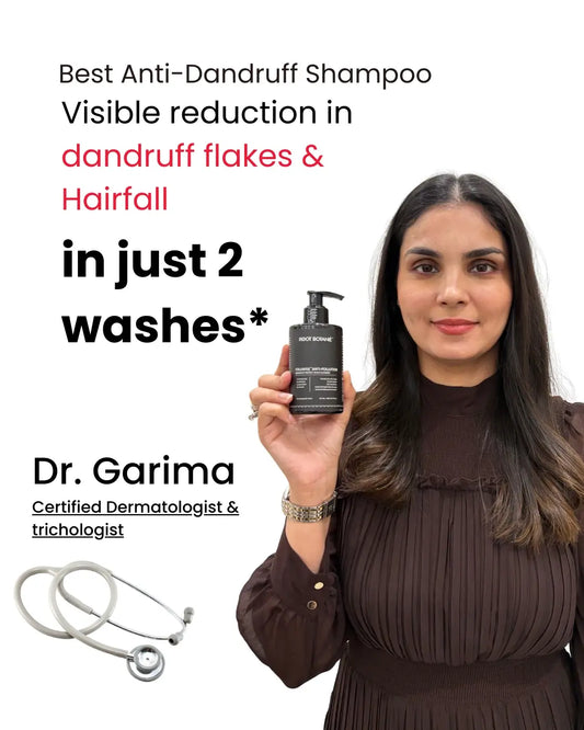 Best Dermatologist recommended    Anti Dandruff anti hair fall shampoo Root Botanie Folliwise Anti Pollution Anti dandruff shampoo.