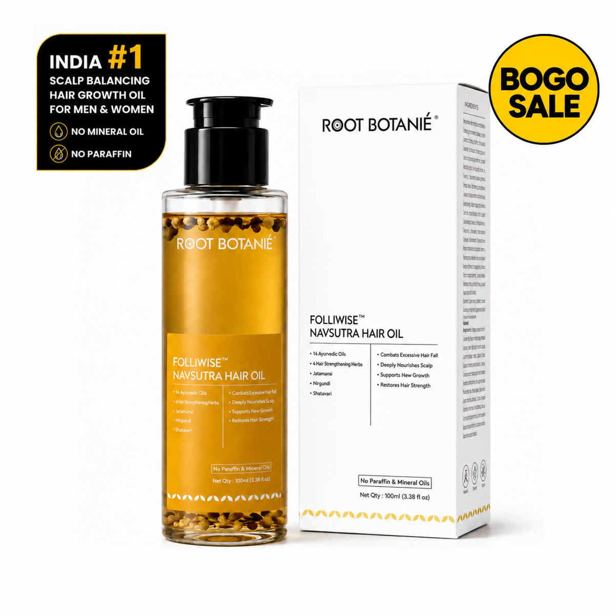 NavSutra Hair Growth & Hair fall control Oil