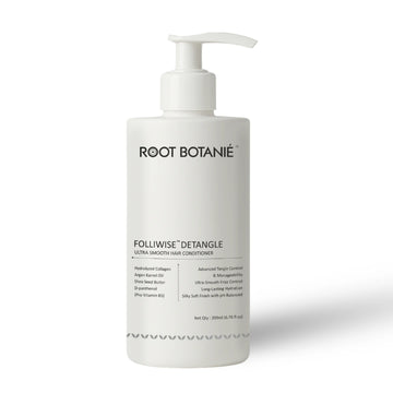 Root Botanié folliwise detangle ultra smoothening conditioner for damaged, frizzy, tangled curly hair best for split ends dermatologist  recommended  for indian men and Women
