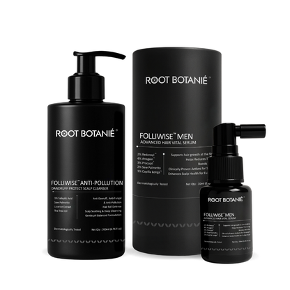 Dual Action for Men : Hair Regrowth + Scalp Detox Pack