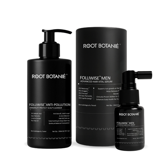 Dual Action for Men : Hair Regrowth + Scalp Detox Pack