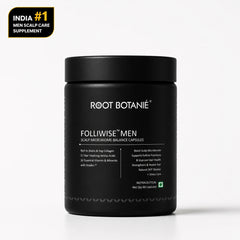 Root Botanie Folliwise Men Scalp Microbiome Balance Capsule Best Hair Growth supplement in India for Men