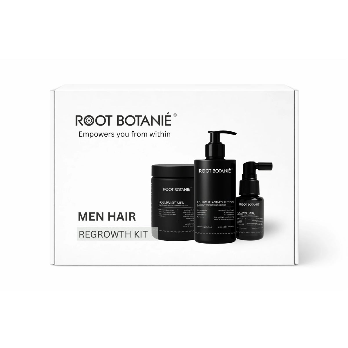 FOLLIWISE™ 30-Day Hair Recovery Kit for Men